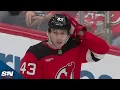 Luke Hughes On Ice For Two Goals Against To Forget vs Hurricanes