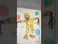 FNAF Coloring Book DAY 16 PAGE 16 WITHERED CHICA Art Drawing