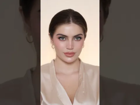 مكياج اخضر زيتي ناعم | ليان ناصر