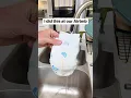 I froze a clean diaper to create a cozy in a pinch on vacation