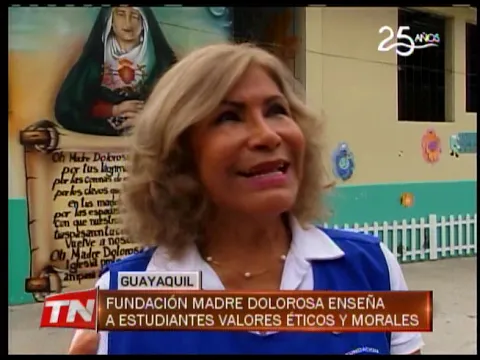 Fundación Madre Dolorosa enseña a estudiantes valores éticos y morales