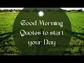 Amazing Good morning Quotes to start your day