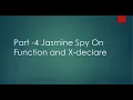 Part 4 - Jasmine SpyOn Basic of Test Double function and XDescribe Angular Testing Tuotorial