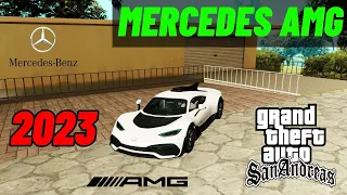 اضافة سيارة مرسيدس AMG في لعبة قراند سان اندرياس GTA SAN ANDREAS MERCED ES AMG للكمبيوتر2023 