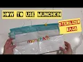 How To Use Munchkin Sterilizer Bags - Perfect For Traveling