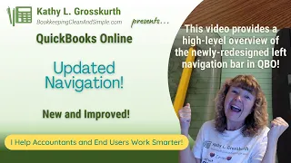 QuickBooks Online - Updated Navigation NEW