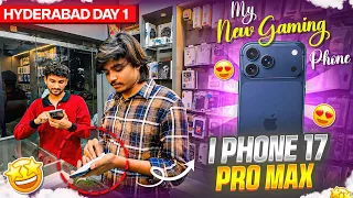 My New Gaming Phone 😍 | Unboxing Iphone 17 Pro Max📱| Hyderabad Day 1 Vlog –DMNDHEERAJ 