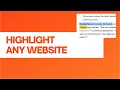 How to Highlight Text on Any Website Chrome Extension