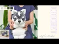 Lagu Crochet Husky – How to stuff the head and body