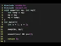 Swapping values using pointers in C Programming Language
