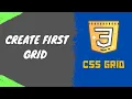 44 Create Grid using grid-template-rows grid-template-columns and grid-gap in CSS Grid - CSS3