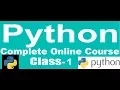 1 Introduction Python Programming tutorial for beginners to advanced with examples
