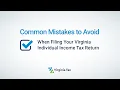 Tips for Filing Season Common Mistakes to Avoid When Filing Your Individual Tax Return