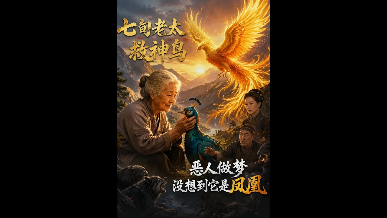 七旬老太救神鸟,恶人做梦没想到它是凤凰