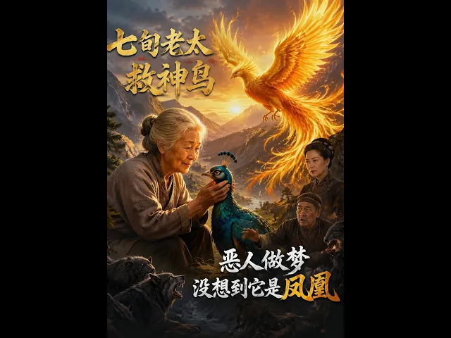 七旬老太救神鸟,恶人做梦没想到它是凤凰