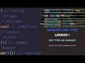 JavaScript Data Types and Variables Lesson 1