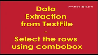 Python Data Extraction from Text File - select rows using Combobox