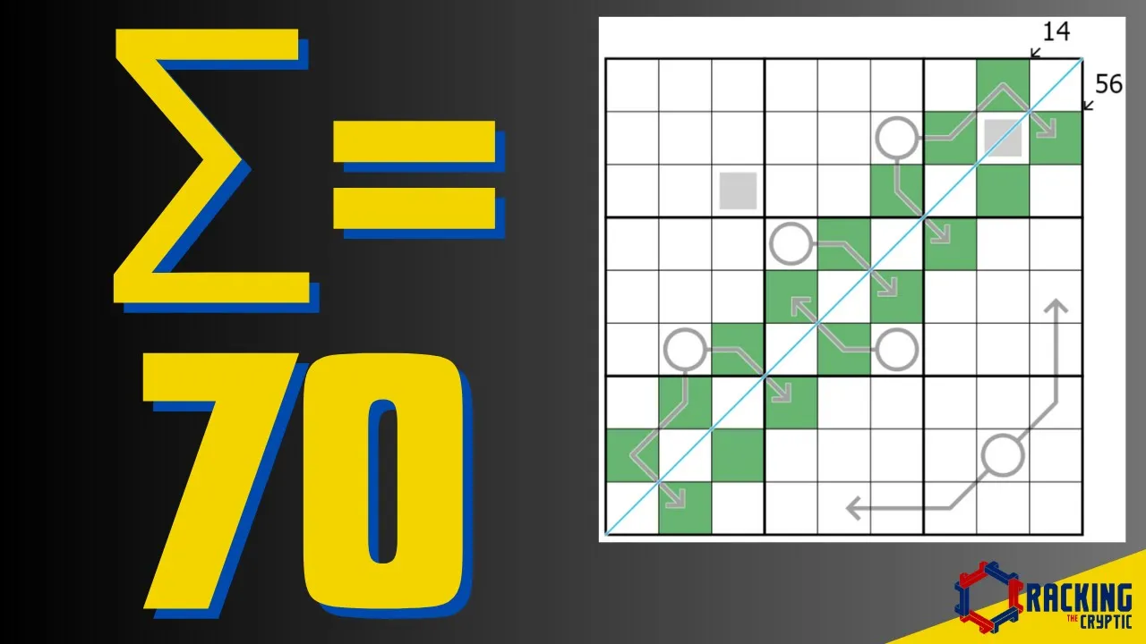 Two Diagonals Sum To 70. What Magic Is This?