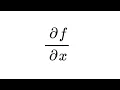 What is a partial derivative