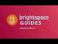 Brightspace Emailing Classlist