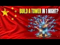 This Chinese Drone Swarm Can Build A Tower In One Night