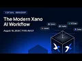 The Modern Xano AI Workflow Claude Code Cursor or any agent