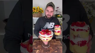 حسني رمضان   ترايفل جيلي و كاسترد   مكونات سهلة و نتيجة رائعة    دندنها