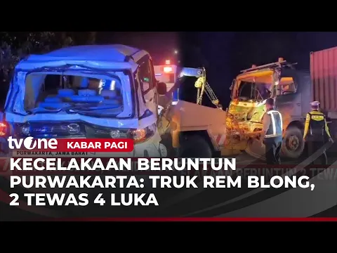 Akibat Rem Blong Berujung Tabrakan Beruntun, Dua Tewas