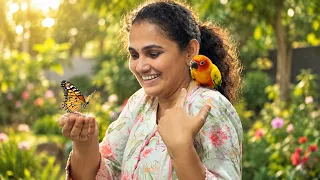 A Butterfly 🦋 Came to Mom😍But what Happened Next? 🤔