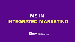 Master s in Integrated Marketing at NYU SPS Advance Your Marketing Career in NYC