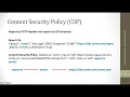 What is Content Security Policy - Part 5