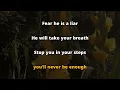 Zach Williams ~ Fear Is a Liar Karaoke