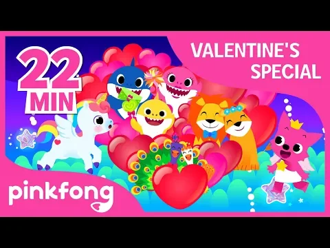 Download MP3 I Love You and more | Valentine's Day Playlist | +Compilation | Pinkfong Songs for Family
