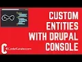 Custom Entities with Drupal Console - Daily Dose of Drupal Episode 226