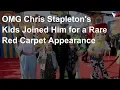Chris Stapleton s kids joined him for rare red carpet appearance