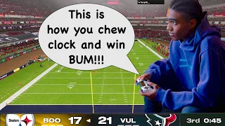 Opponent Trash Talks About Chewing Clock! Madden 25 Ultimate Team Gameplay