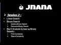 Session 2 4 BigO Analysis Linear Search vs BinarySearch JAVA