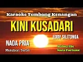 Download Lagu KINI KUSADARI - Eddy silitonga | karaoke nada pria | lirik