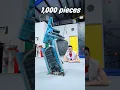 Download Lagu 1 to 1,000 piece LEGO WRECKING BALL… with ​⁠@Brick_Science #lego