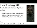 FFXI How to Self Skillchain and Magic Burst on Ninja
