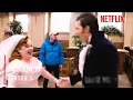 Luke Newton gets emotional seeing Nicola in her wedding dress for the first time Behind the Scenes