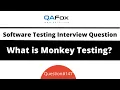 What is Monkey Testing Software Testing Interview Question