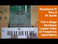 Raspberry Pi Pico 2 VA Synth with Delay and Chorus FX