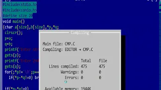 Comparing Two strings using Pointers in C