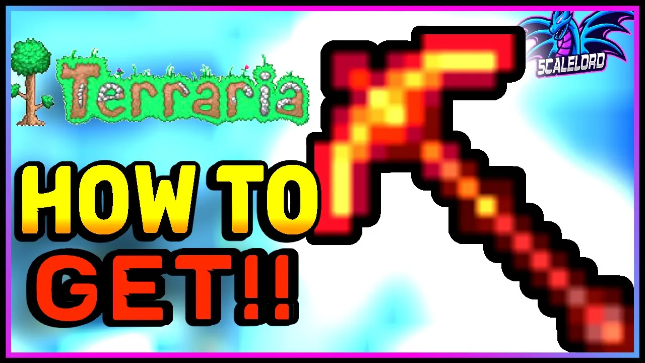 How to CRAFT Molten Pickaxe in Terraria (EASILY!)