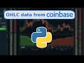 Get data from Coinbase pro historical API in Python