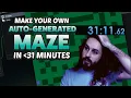 Make Your Own Auto-Generated Maze in Under 30 Minutes Maybe GameMaker Studio 2 Speedrun Tutorial
