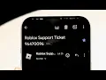 How To Use Roblox Support Ticket 2024