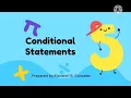 conditional statements grade 8