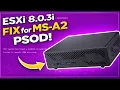 Minisforum MS-A2 HOW TO Fix the Failed to Update CPU Microcode PSOD with ESXi 8 0 3i ESXi 8 0u3i